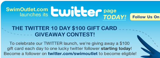 SwimOutlet.com is now on Twitter!
