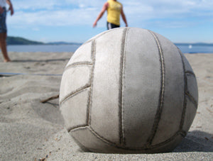 Playing Beach Volleyball in the Heat