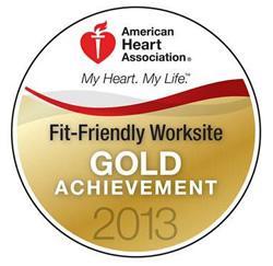 Spiraledge, Inc. Recognized as an American Heart Association Gold‐Level Fit‐Friendly Worksite