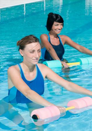 How to Use Water Aerobic Weights