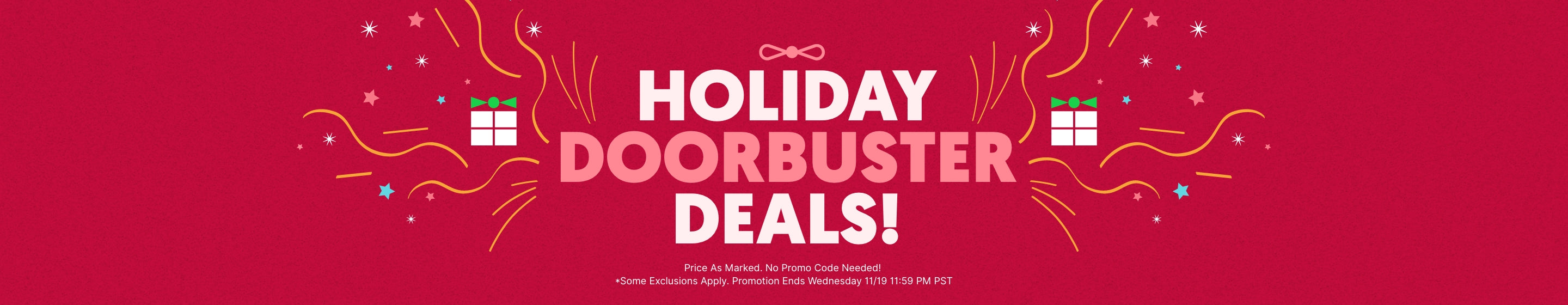 Holiday Doorbuster Deals