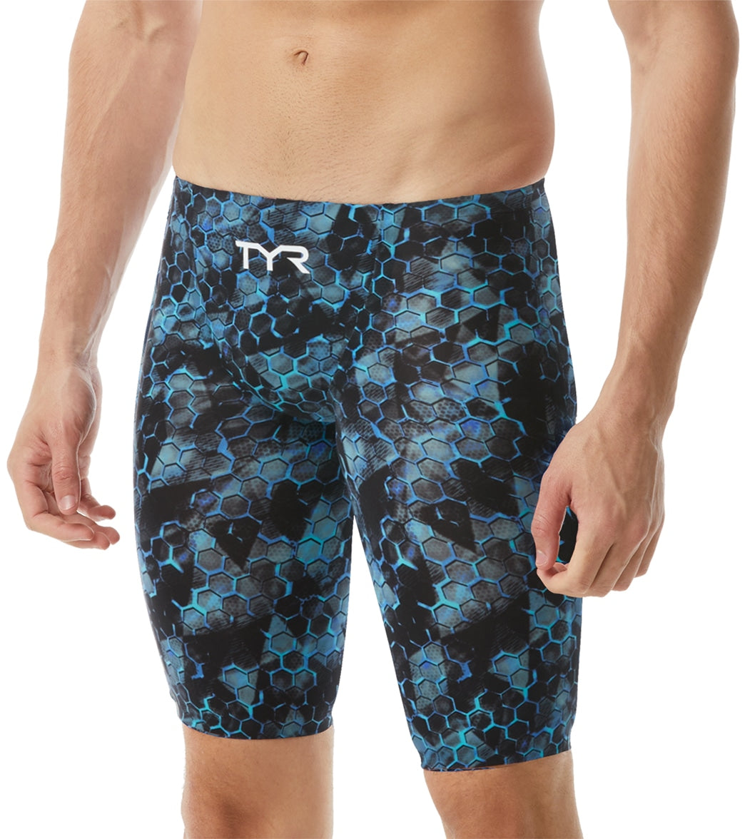 TYR Men's Avictor Supernova High Waist Jammer Tech Suit Swimsuit at