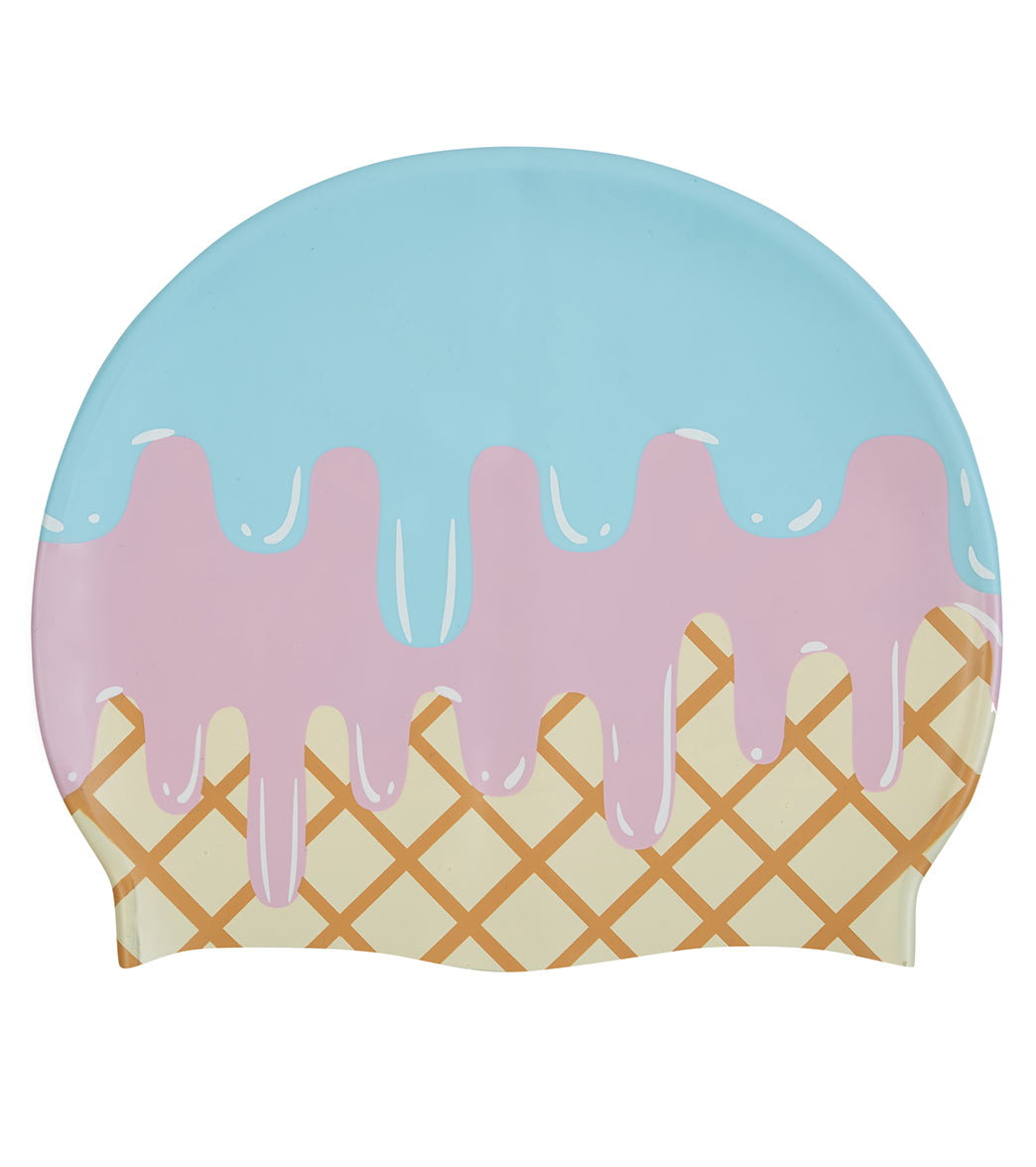 Sporti Ice Cream Scoop Silicone Swim Cap at - Main Image