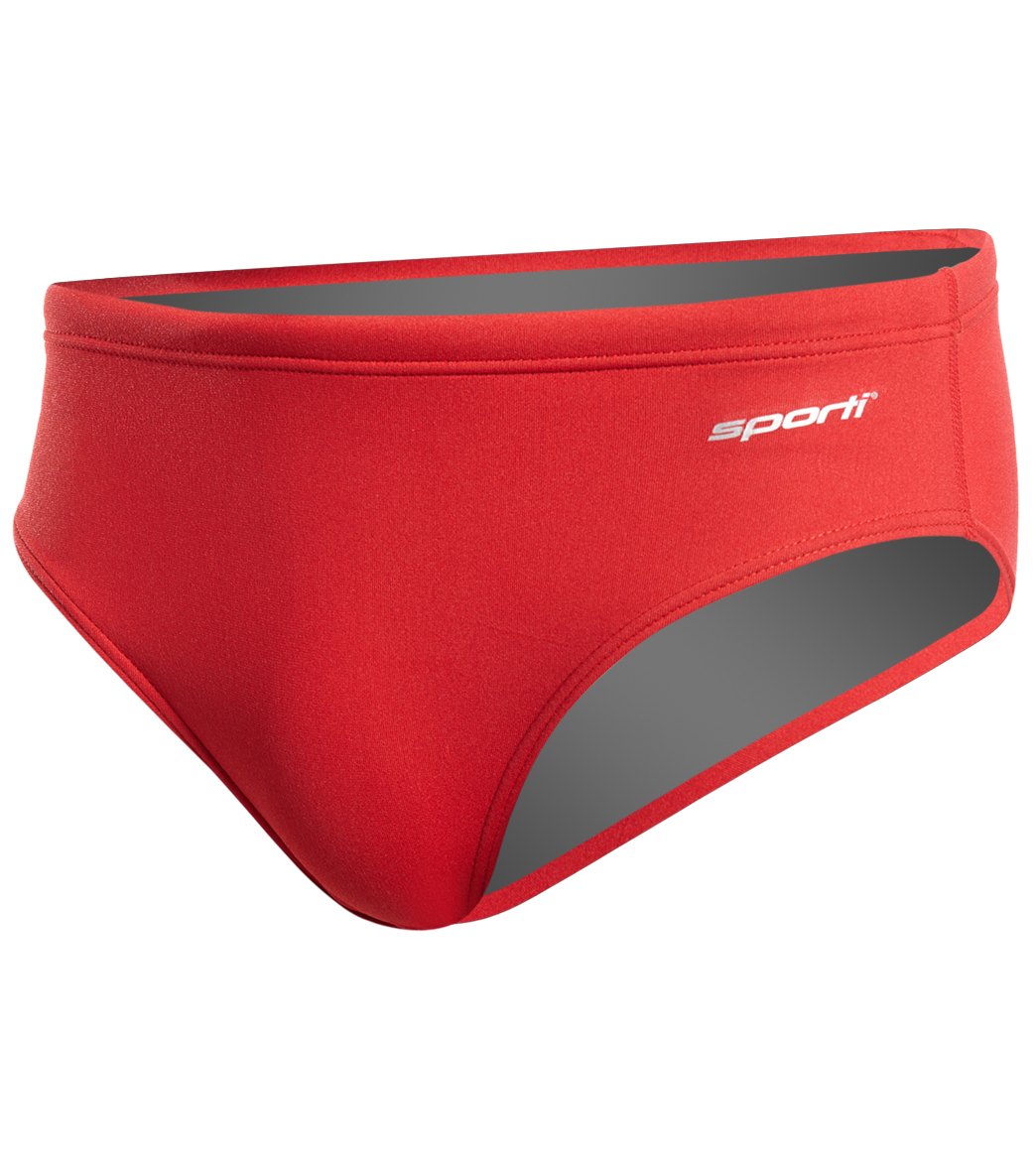 Sporti HydroLast Solid Brief Swimsuit Youth (22-28)