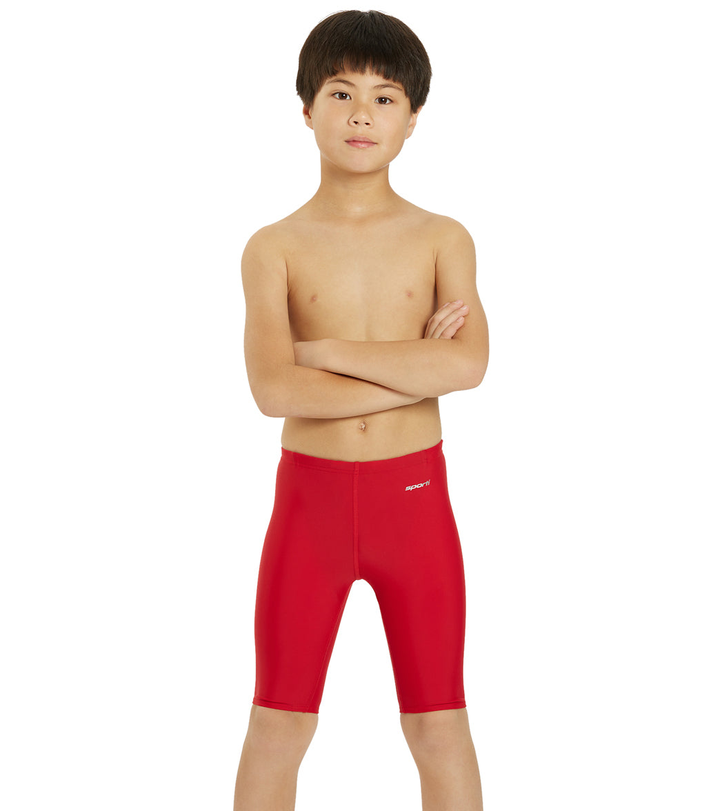 Sporti Solid Compression Jammer Swimsuit Youth (22-28)