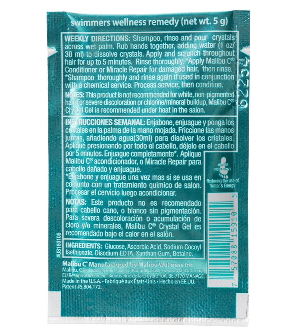 Malibu C Swimmers Wellness Hair Remedy Treatment