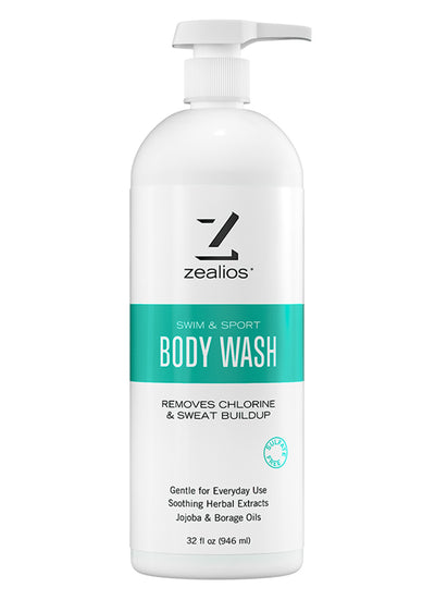Zealios Skin Care Revival Swim and Sport Body Wash, 32 oz
