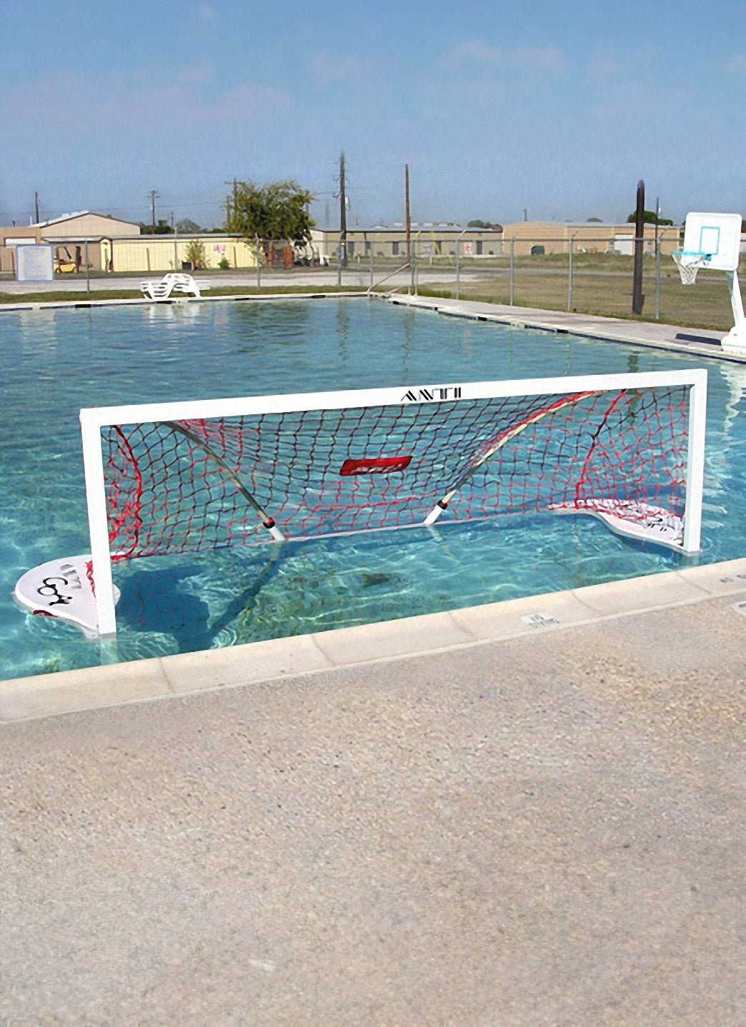 Floating Goals FlipFloat Senior Folding Goal 750 Water Polo Goal at SwimOutlet.com