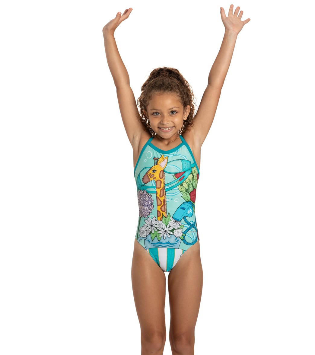 Sporti x Mat Chavez Limited Edition Favorite Things Thin Strap One Piece Swimsuit Youth (22-28)