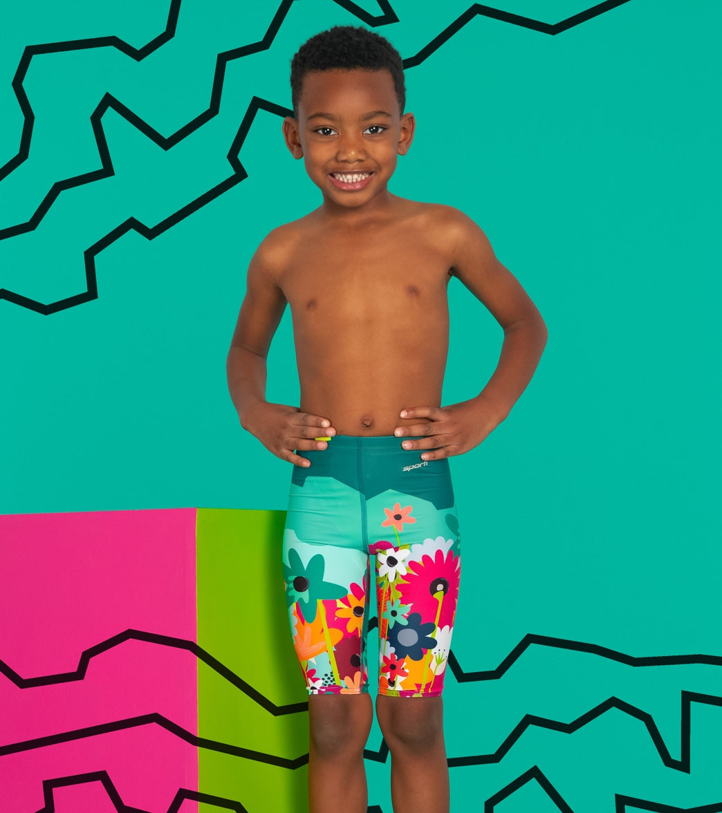 Sporti x She Is This Limited Edition Mountain Flower Jammer Swimsuit Youth (22-28)