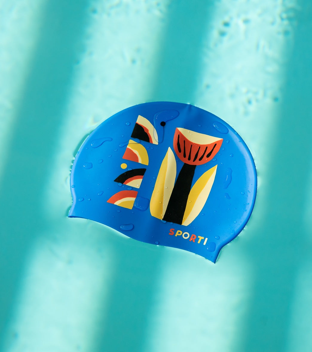 Sporti x Wyatt Hersey Limited Edition Equinox Silicone Swim Cap at