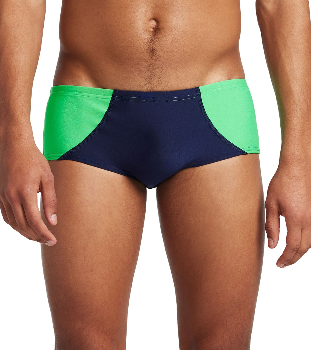 Speedo Vibe Men's Colorblock Euro Brief Swimsuit at