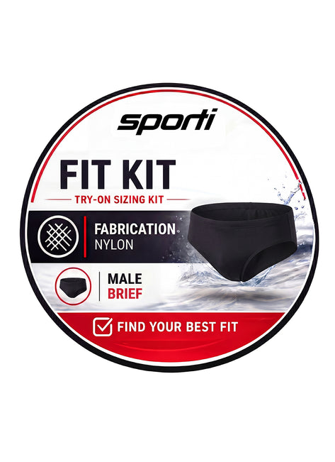 Sporti Men's 100% Polyester Brief Fit Kit