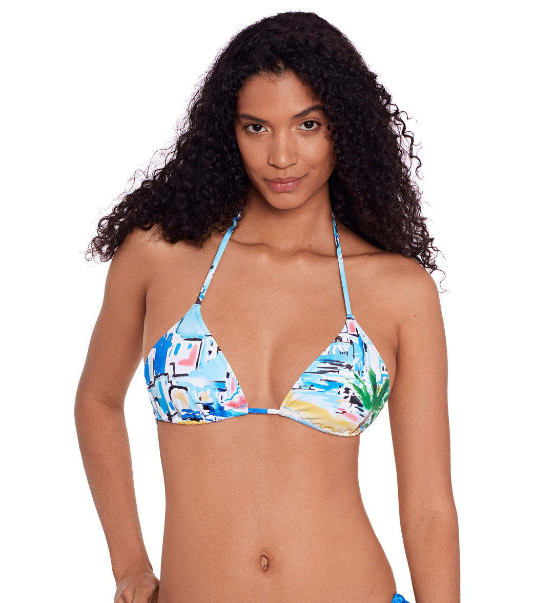 Polo Ralph Lauren Women's Riviera Scenic Ricky Slider Triangle Bikini Top  at
