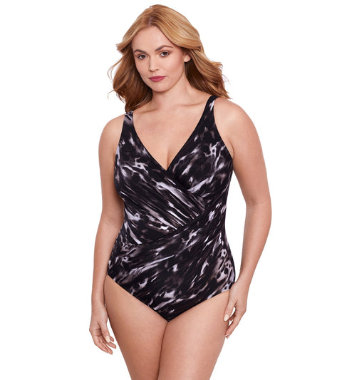 Miraclesuit Women's Temptation One Piece Swimsuit - Underwire Over The Shoulder