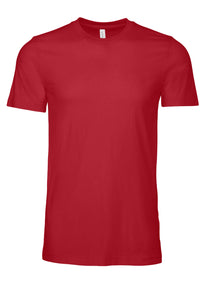 Bella + Canvas Unisex Jersey T-Shirt Canvas Red