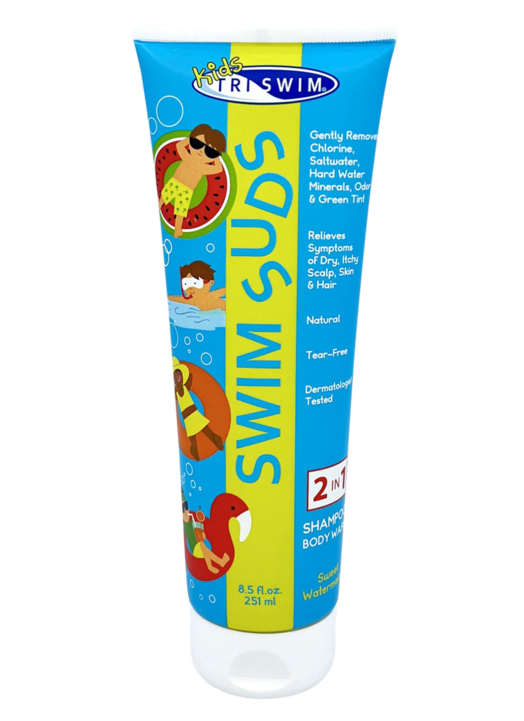 TRISWIM Shampoo Shot 2 Oz - Chlor- & Salzwasser Entferner Für Schwimmer | Einfache Anwendung