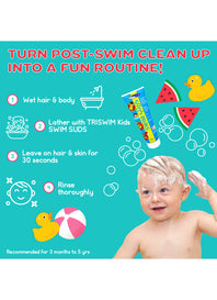 TRISWIM Baby 2-In-1 Natural Tear Free Swim Suds 8.5 oz