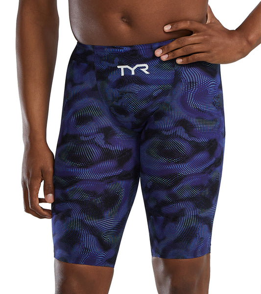 TYR Men's Avictor 2.0 Exolon High Waist Jammer Tech Suit Swimsuit at