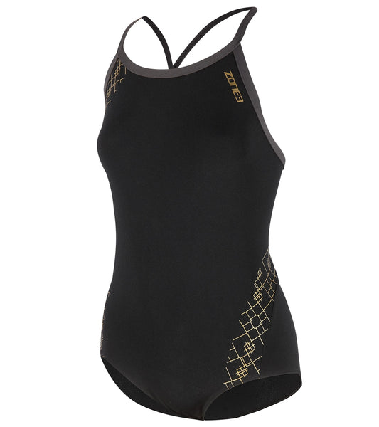 【新品】DIMENSIONAL RIBBON SWIM WEAR Zone3 Women's Bound Back Iconic Swimsuit at SwimOutlet.com