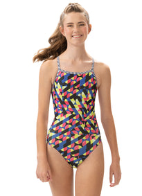 Dolfin Uglies Women's V-2 Back One Piece Swimsuit Gamescape