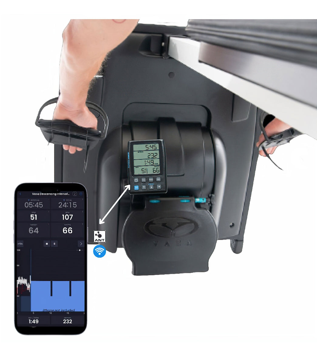 Vasa SwimErg with PM3 Power Meter at