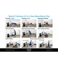 Vasa SpaceSaver SwimErg with PM3 Power Meter