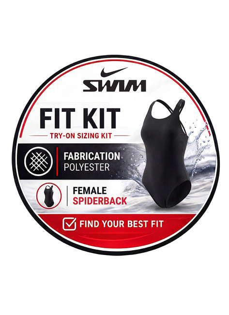 Nike 100% Polyester Fit Kit HydraStrong Spiderback One Piece Swimsuit