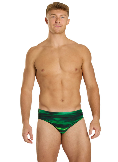 TYR Men's Technowave Durafast Lite Brief Swimsuit