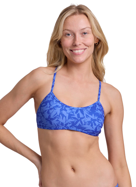 JOLYN Women's Wavecrest Jocelyn Printed Bikini Top