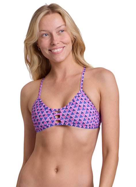 JOLYN Women's Astro Tomcat Printed Bikini Top