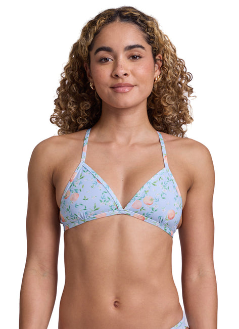JOLYN Women's Clementine Triangle Printed Bikini Top