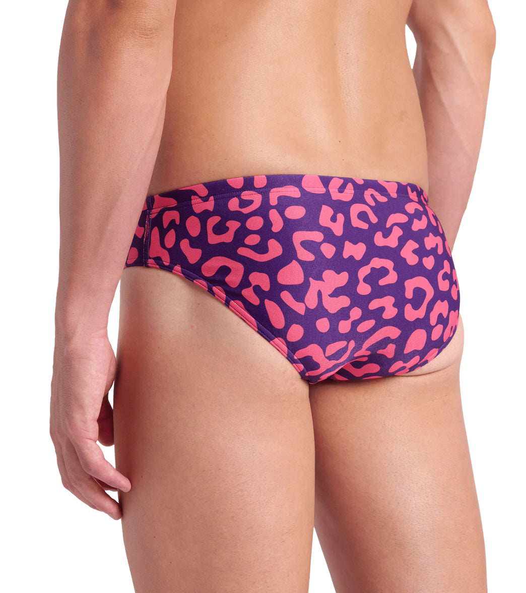 Arena Men's Leopard Brief Swimsuit at SwimOutlet.com