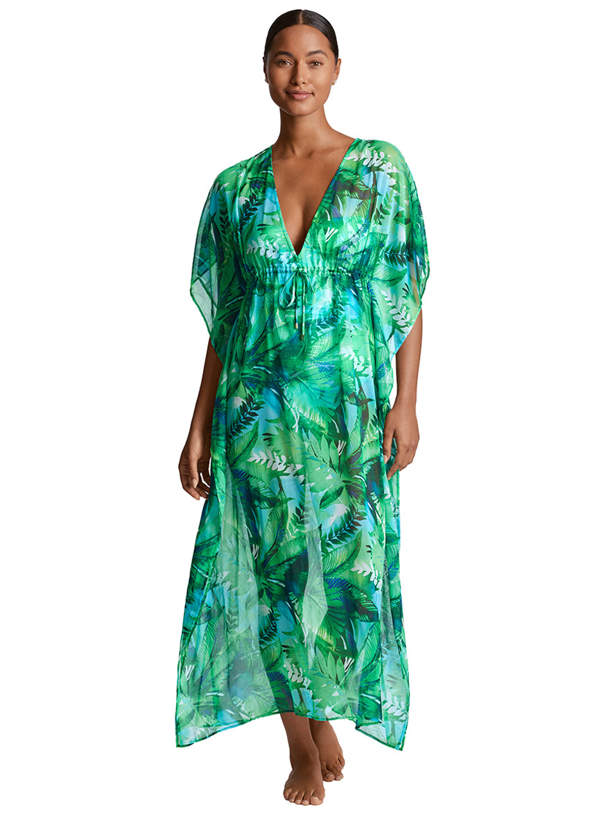 caftan midi dress Lauren Ralph Lauren Women's Cartago Palms Midi Caftan - Multi caftan midi dress Lauren Ralph Lauren Women's Cartago Palms Midi Caftan - Multi