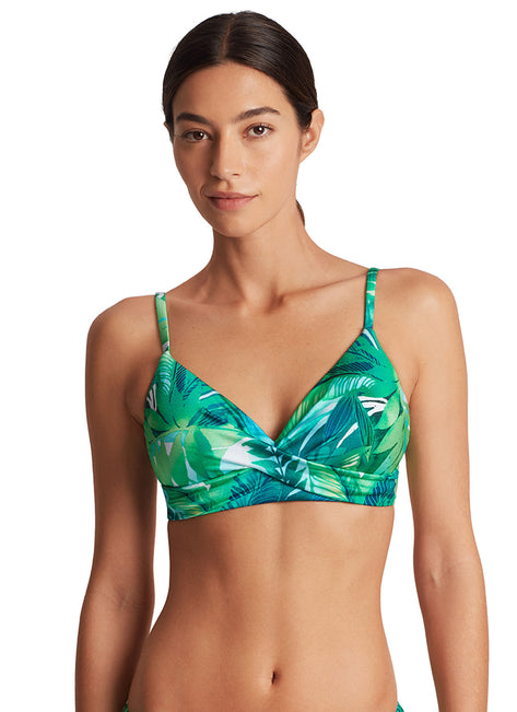 Lauren Ralph Lauren Women's Cartago Palms Single Strap Twist Underwire Bikini Top