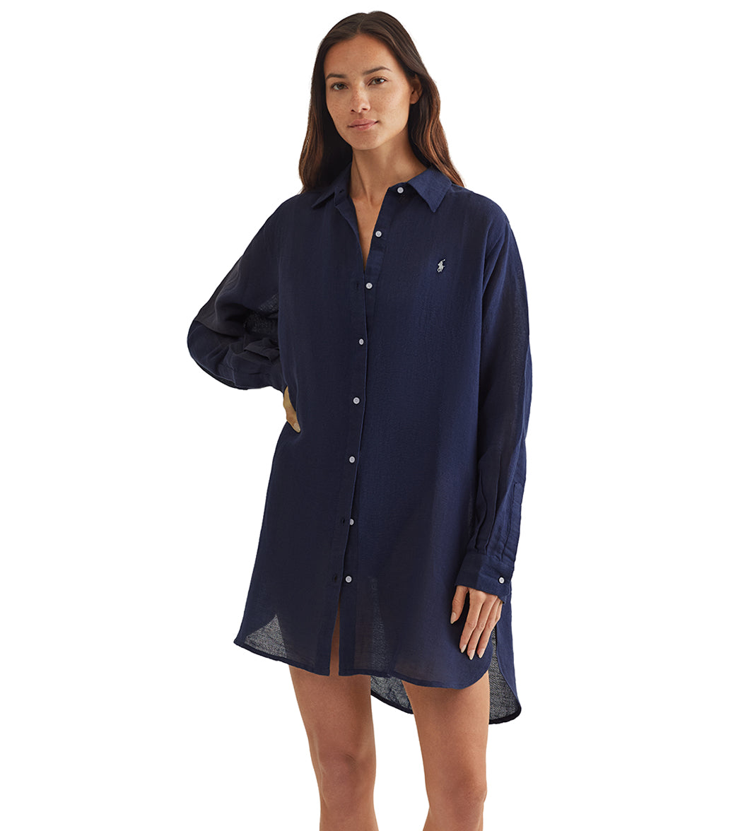 Polo Ralph Lauren Women's Boyfriend Shirt at SwimOutlet.com