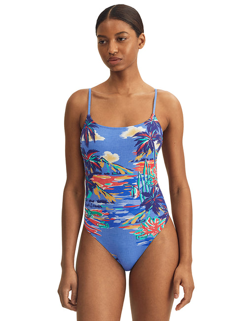 Polo Ralph Lauren Women's Scenic Kennedy One Piece Swimsuit