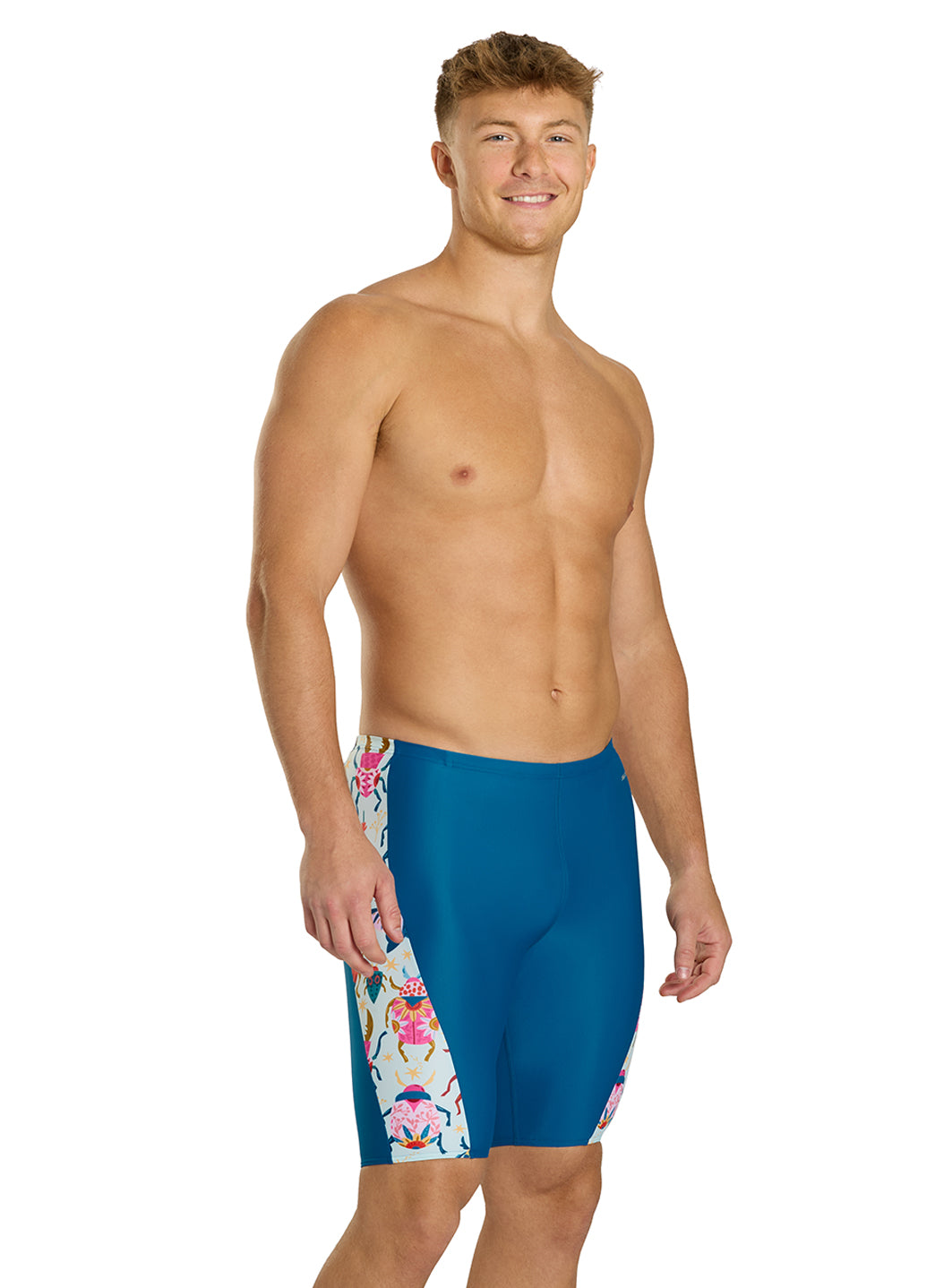 Sporti Beetle Brights Splice Jammer Swimsuit (22-44) at SwimOutlet.com
