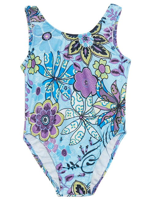 Tidepools Girls' Topsy Turvy Tank One Piece Swimsuit (Baby)