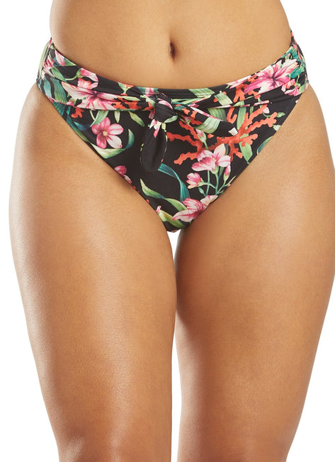 Carmen Marc Valvo Tie Front Bikini Bottom
