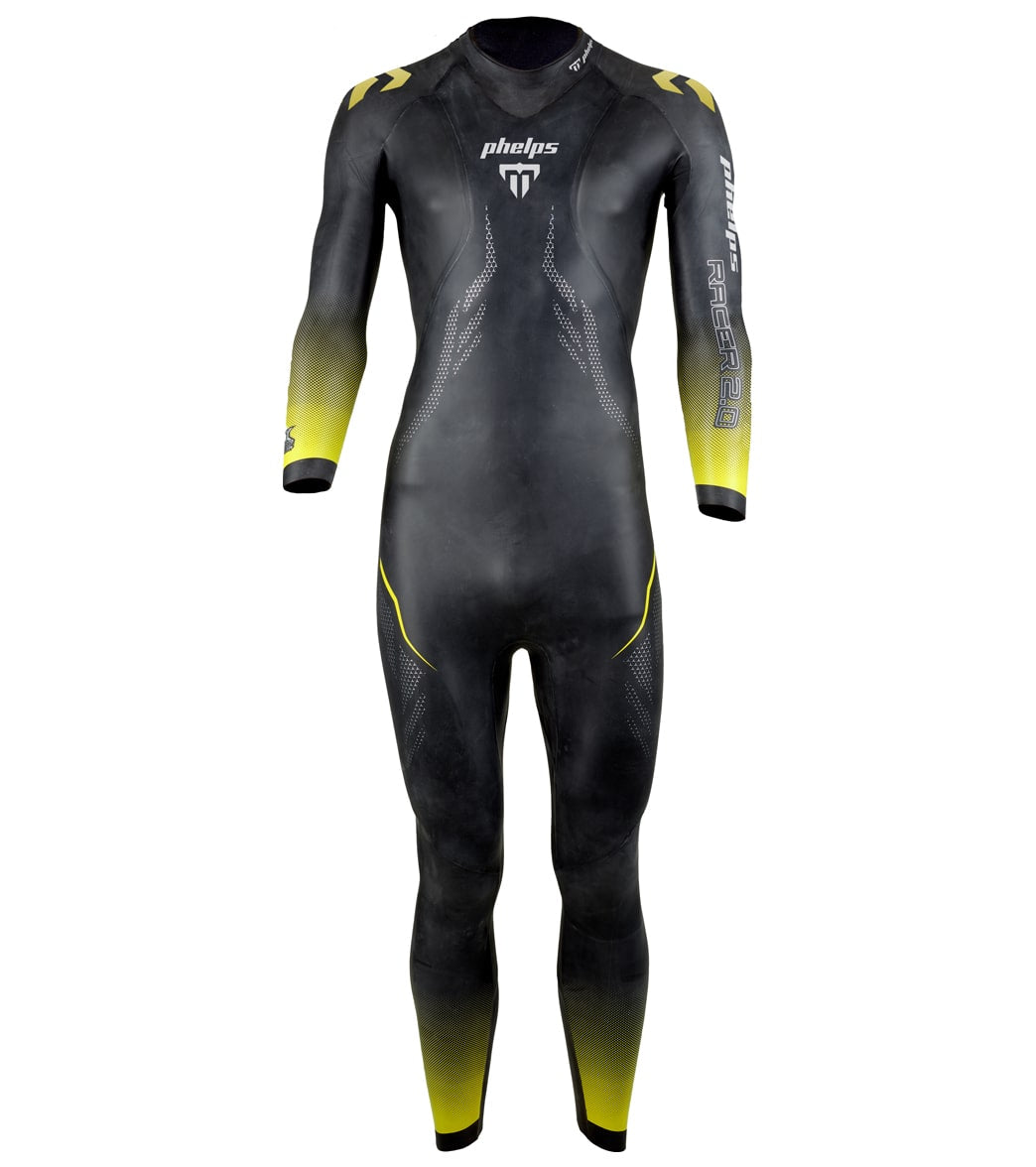 Phelps Men's Racer 2.0 Performance Fullsleeve Triathlon Wetsuit at