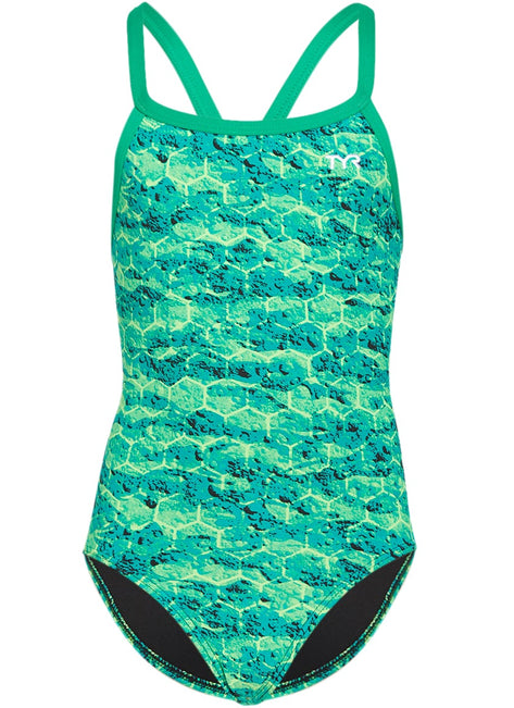 TYR Girls' Agran Diamondfit One Piece Swimsuit