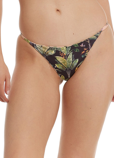 Body Glove Women's Equator Fixed Brasilia Reversible Bikini Bottom