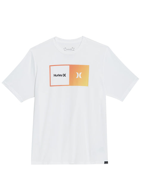 Hurley Men's Halfer Gradient Hybrid UPF 50+ Short Sleeve Tee