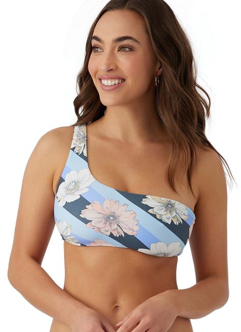 O'Neill Women's Roxbury One Shoulder Bikini Top