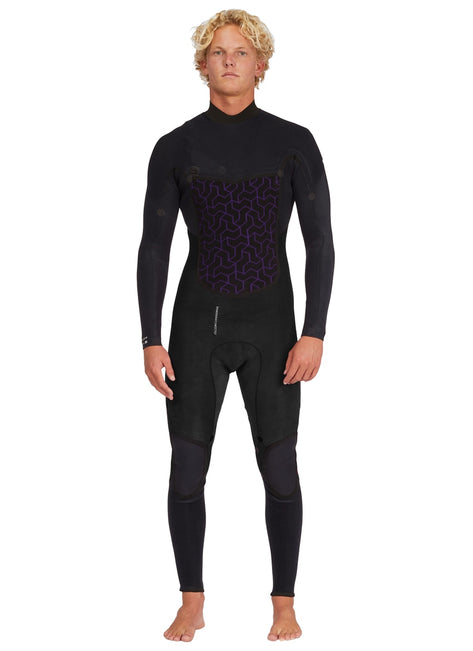 Billabong Men's 4/3mm Absolute Plus Chest Zip Fullsuit Wetsuit
