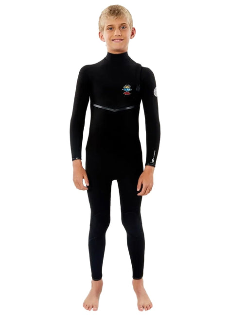 Rip Curl Youth 3/2MM Flashbomb 32Gb Chest Zip Fullsuit Wetsuit