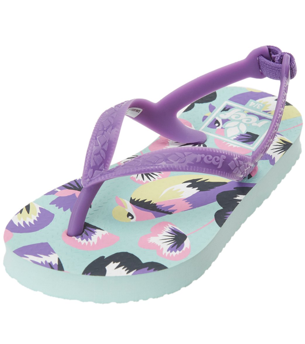 Reef Girls' Mini Escape Printed Flip Flop at1