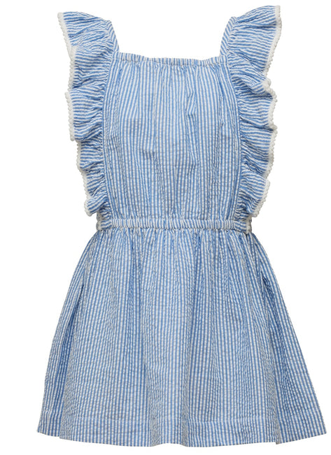 Snapper Rock Girls' Cornflower Frilled Beach Dress (Toddler, Little Kid)