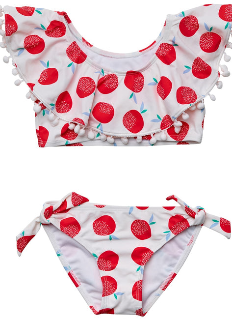 Snapper Rock Girls' Juicy Fruit Flounce Two Piece Bikini Set (Toddler, Little Kid, Big Kid)